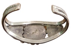 Navajo Cluster 1940s Sterling Bracelet