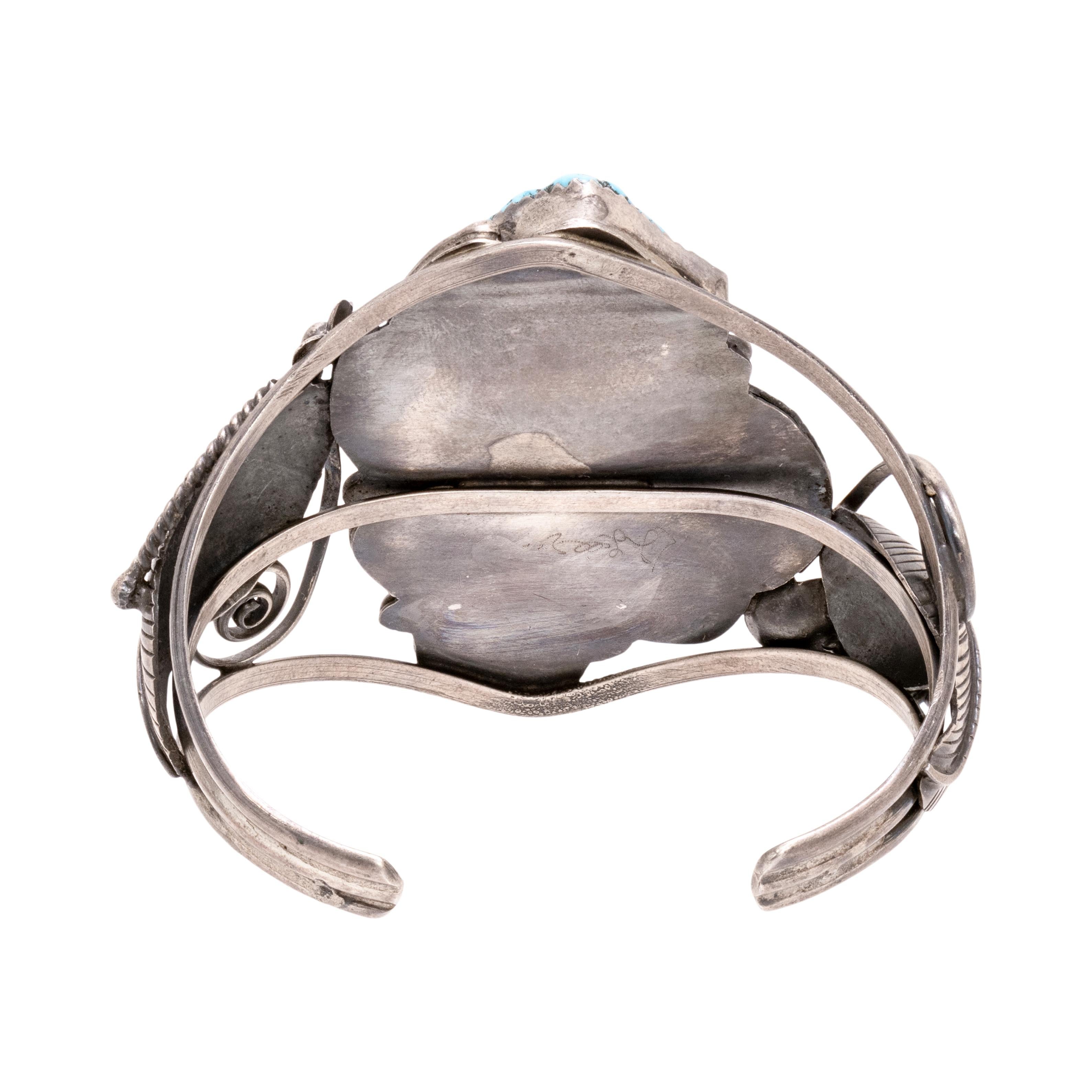 Nativo americano Bracciale in corallo e turchese Navajo in vendita