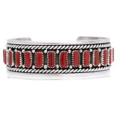 Used Navajo Coral Bracelet