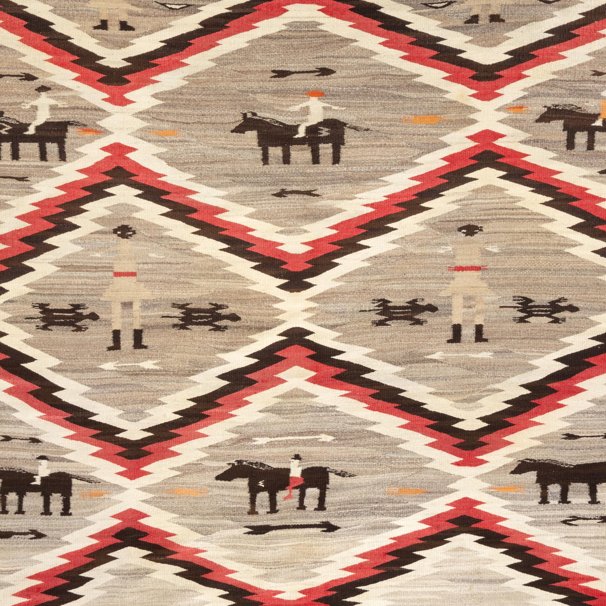 American Navajo Crystal Pictorial For Sale