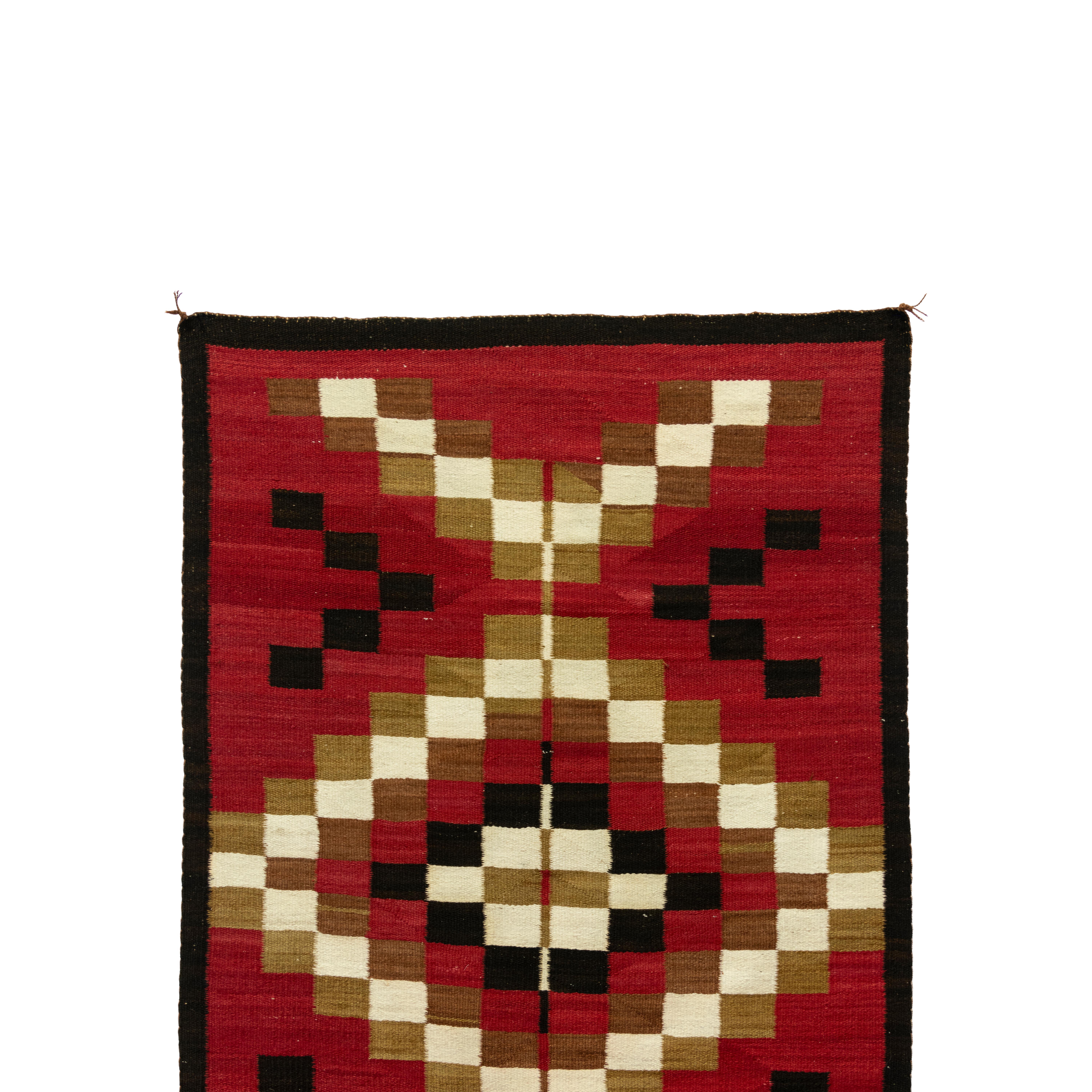 American Navajo Crystal with Ganado Red Area Weaving