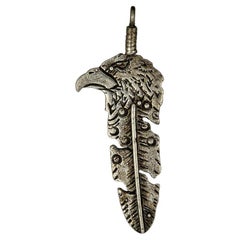 Navajo Eagle Feather Pendant