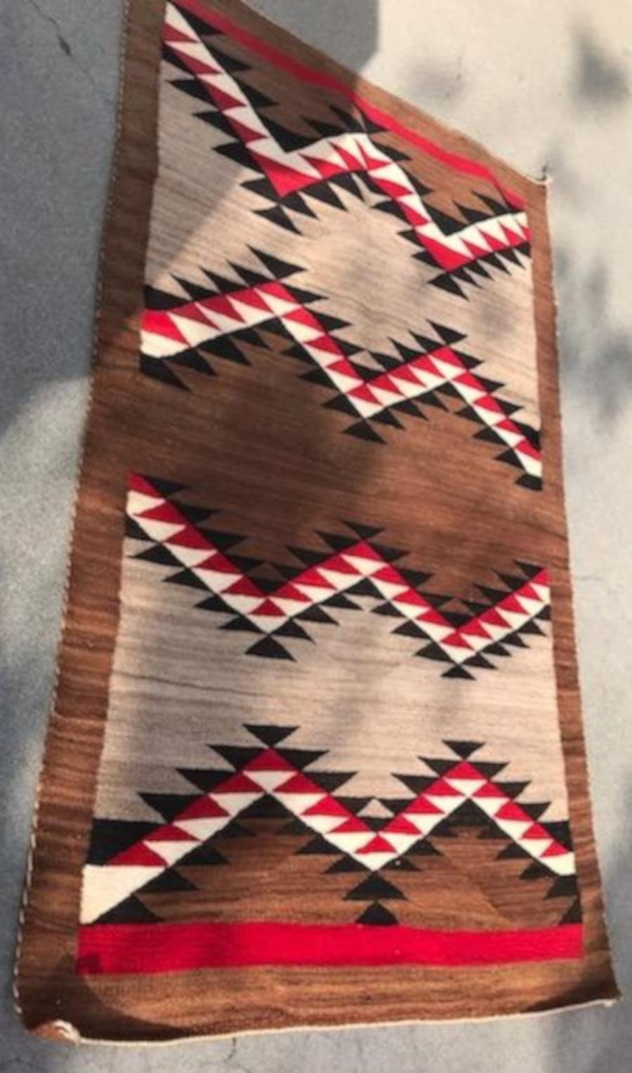 Adirondack Navajo  Indian Eye Dazzler Weaving