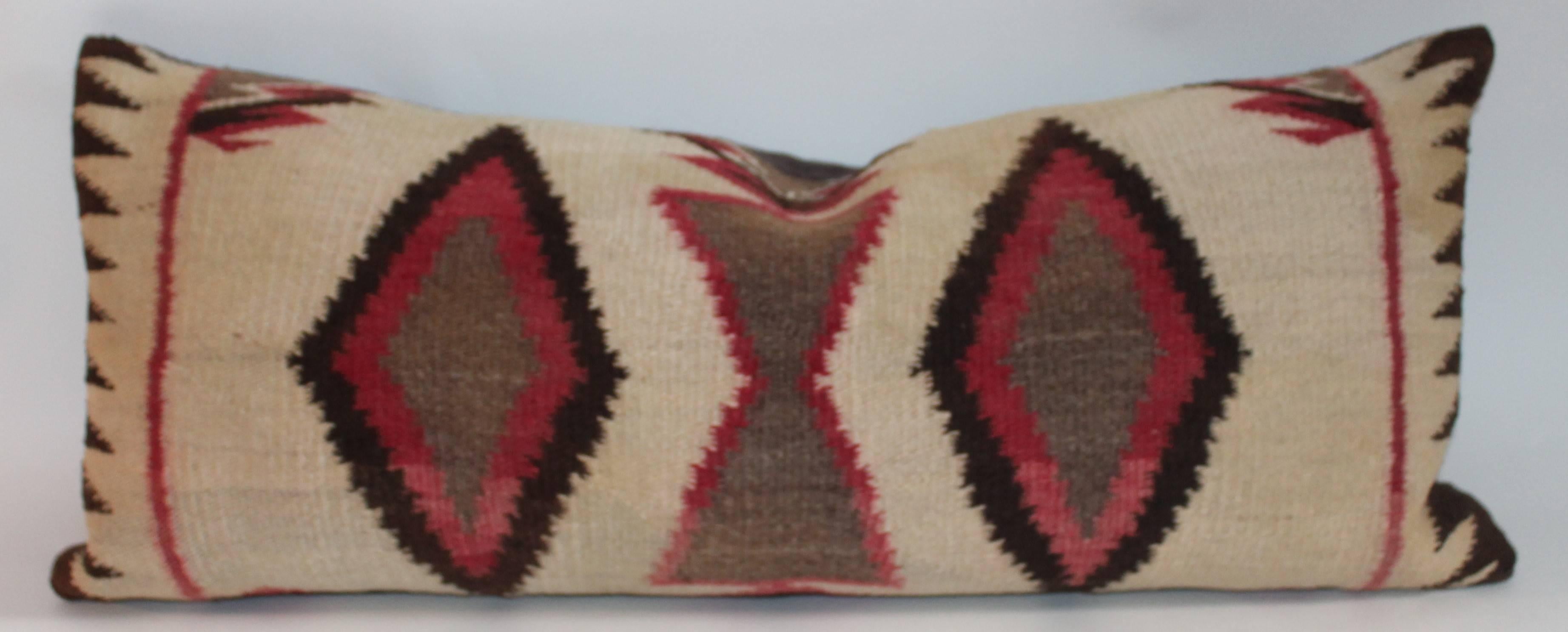 Hand-Woven Navajo Eye Dazzler Weaving Pillows / Collection of Three