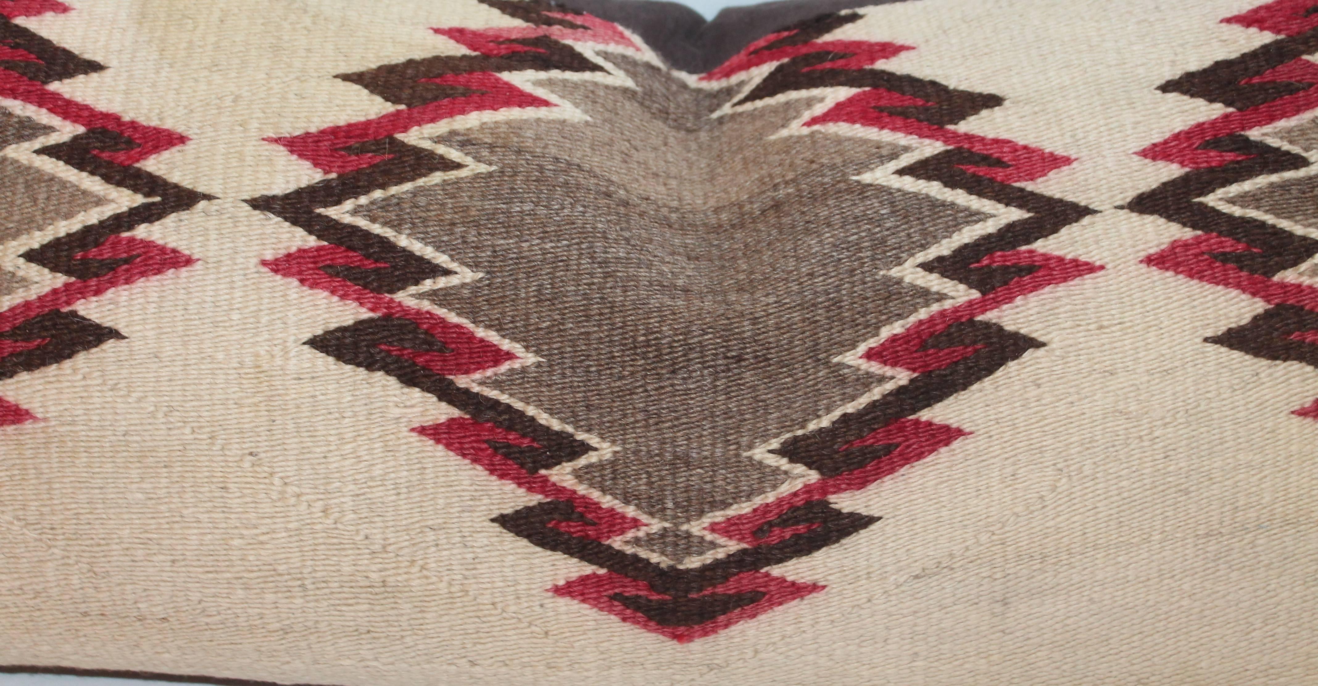 20th Century Navajo Eye Dazzler Weaving Pillows / Collection of Three