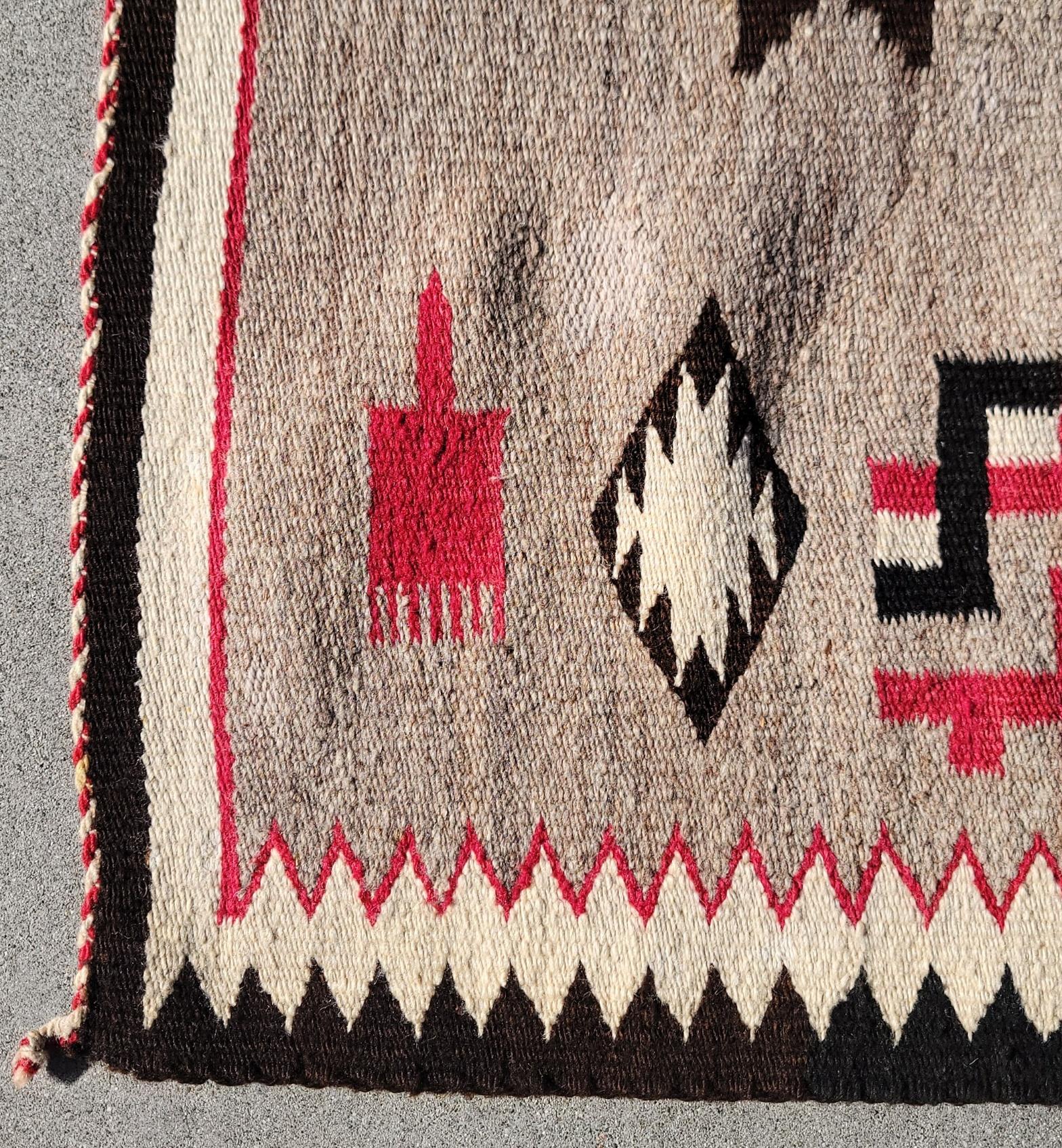 Navajo Ganado Geometrisch  Indische Weberei (Wolle) im Angebot