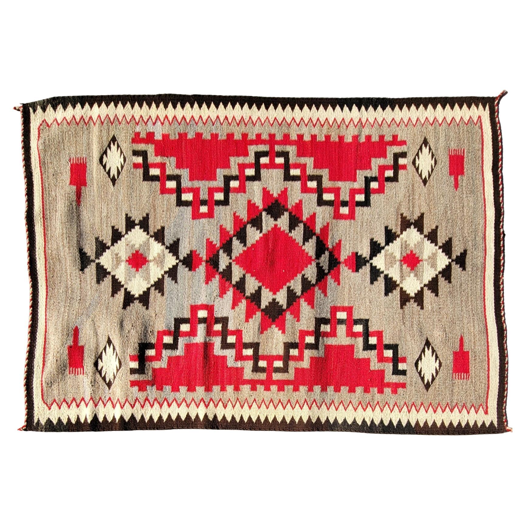 Navajo Ganado géométrique  Tissage indien