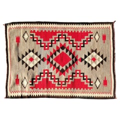 Navajo Ganado Geometric  Indian Weaving