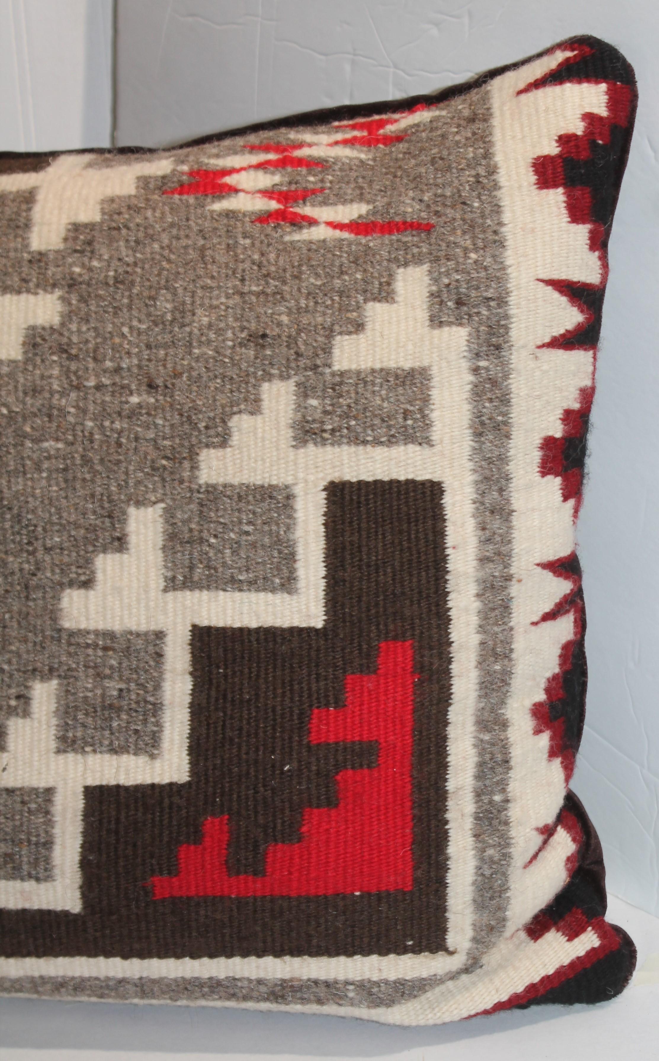 American Navajo Geometric Bolster Pillows For Sale