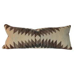 Navajo Geometric Indian Weaving Bolster Pillow