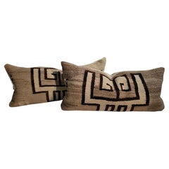 Vintage Navajo Geometric Wool Pillows