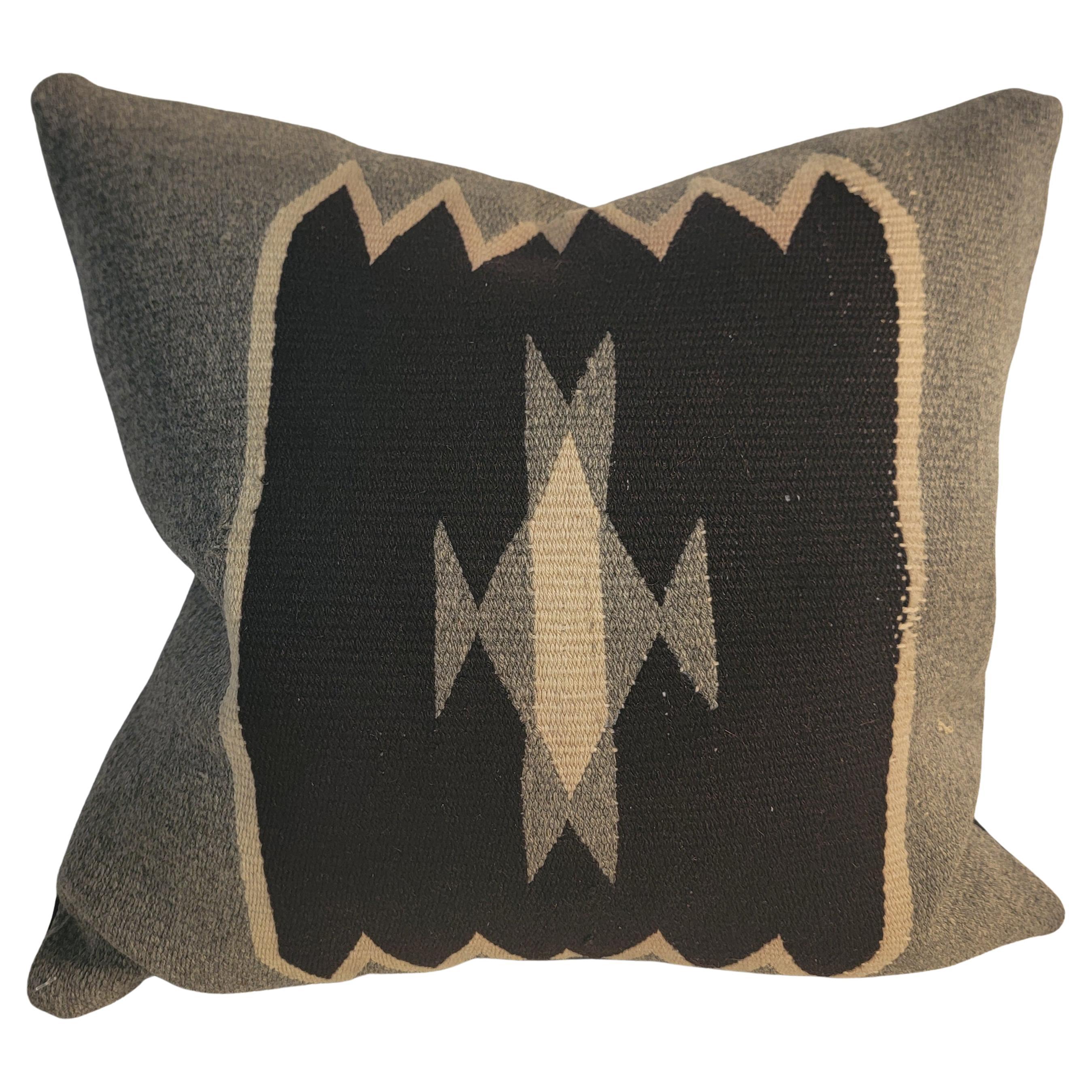 Navajo / German Town  Weaving Pillow