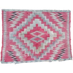 Used Navajo Germantown Saddle Blanket