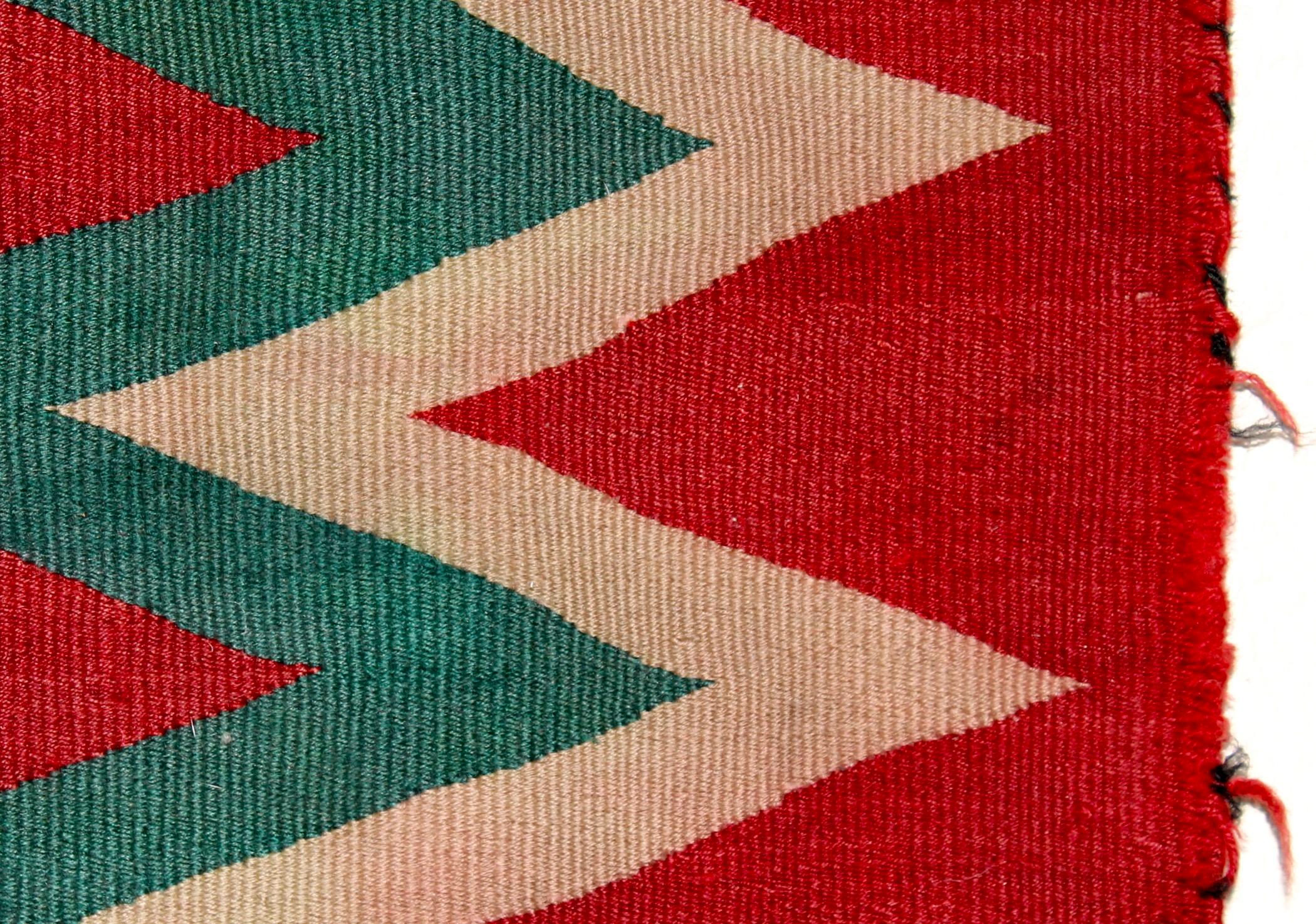 Navajo Germantown ZigZag Blanket For Sale 1