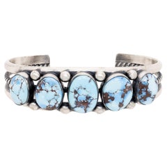 Navajo Golden Hill Turquoise Bracelet