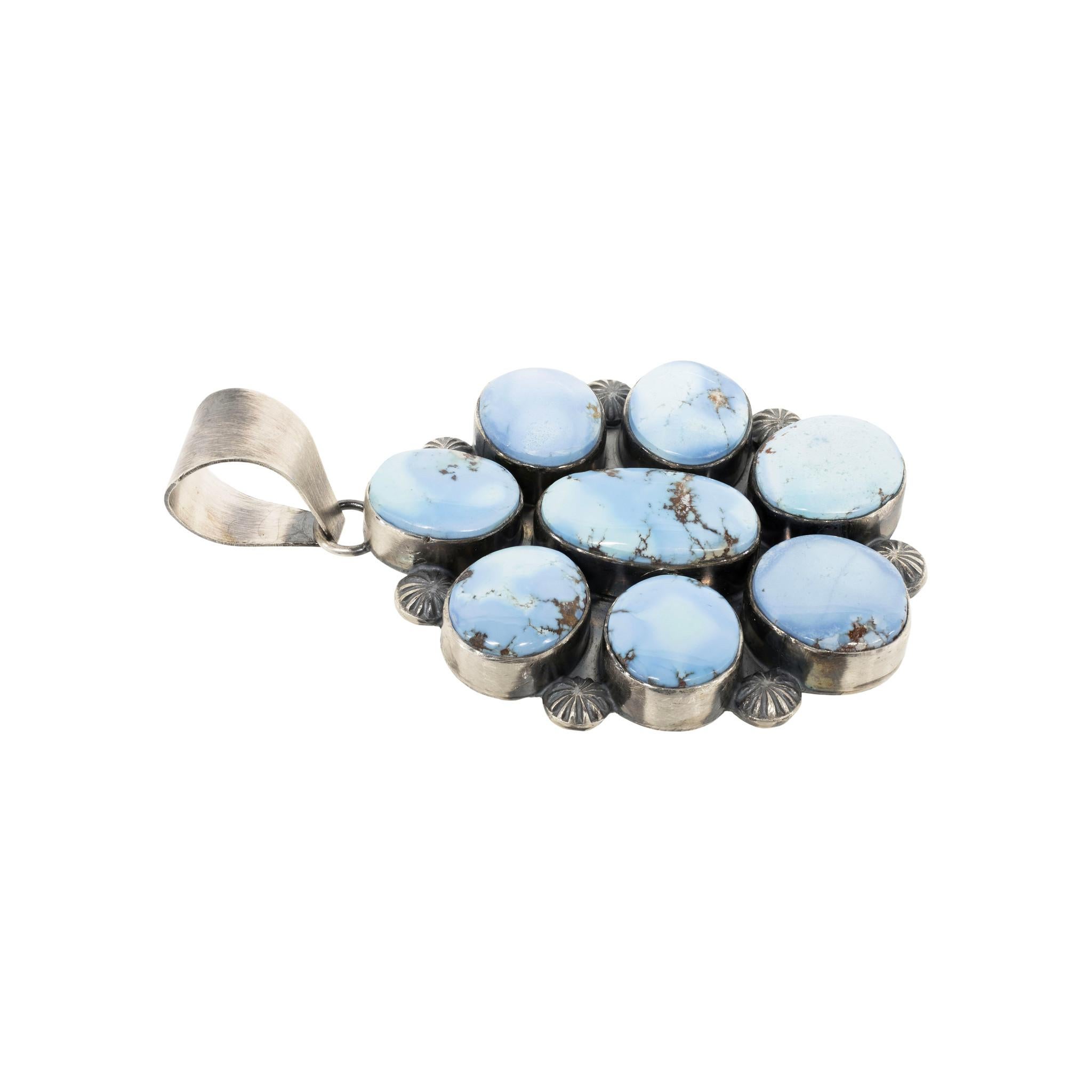 Amérindien Pendentif en turquoise I Hill Navajo en vente
