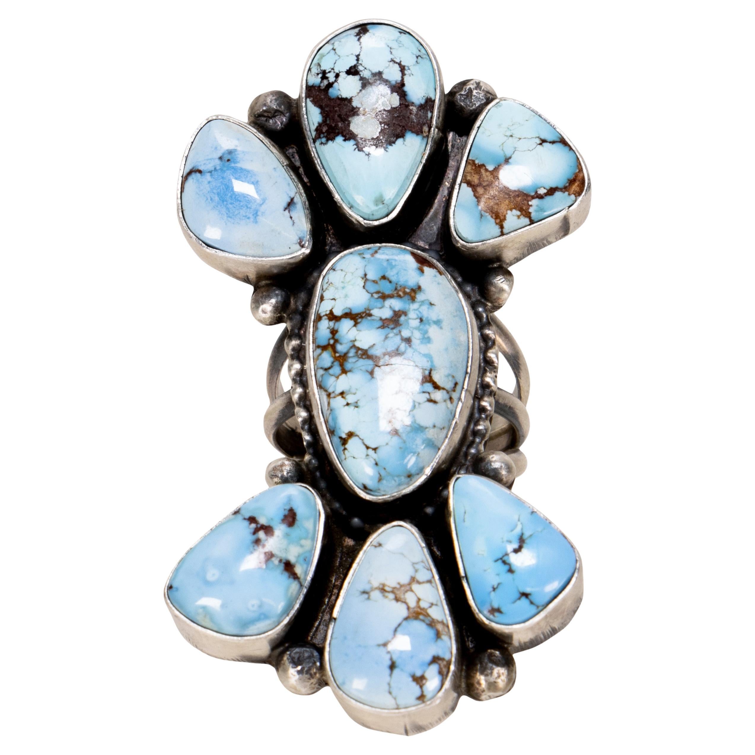 Navajo Golden Hill Turquoise Ring