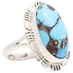 Navajo Golden Hill Turquoise Ring