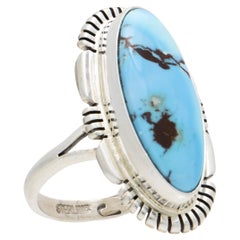 Navajo Golden Hill Turquoise Ring