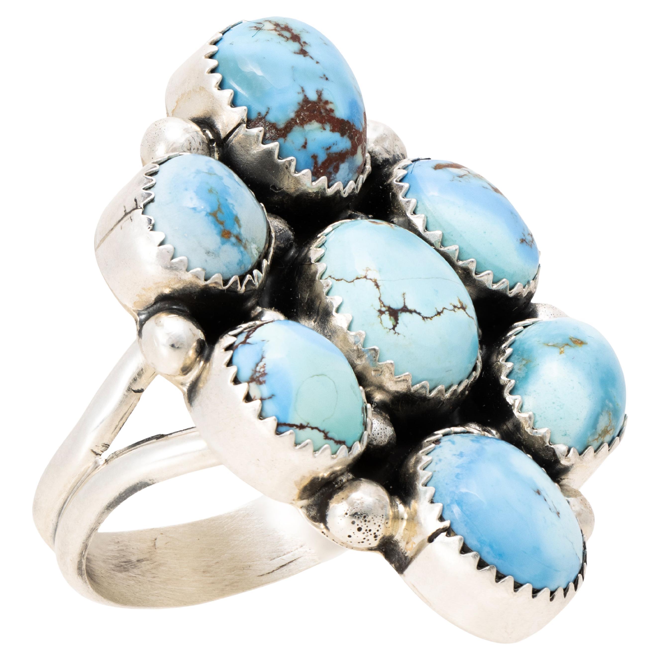 Anello in turchese Navajo Golden Hill