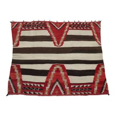 Navajo Hand Spun & Woven Wool 3rd Phase Chief’s Blanket