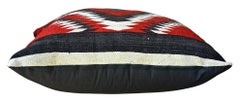 Navajo Hand-Woven Vintage Ganado Textile Floor Pillow, circa 1940s