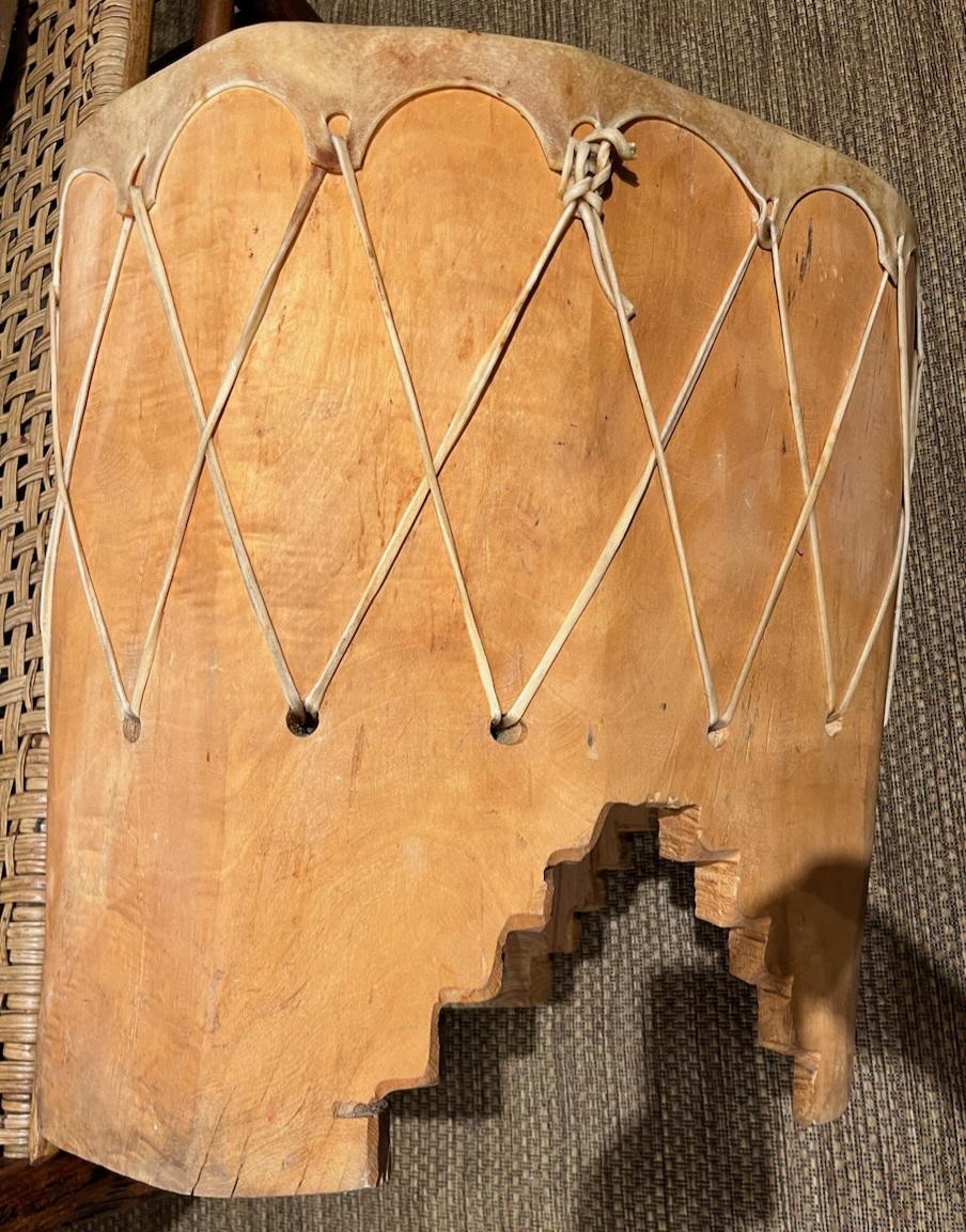 Navajo Indian Drum Table from Taos, New Mexico In Good Condition In Los Angeles, CA