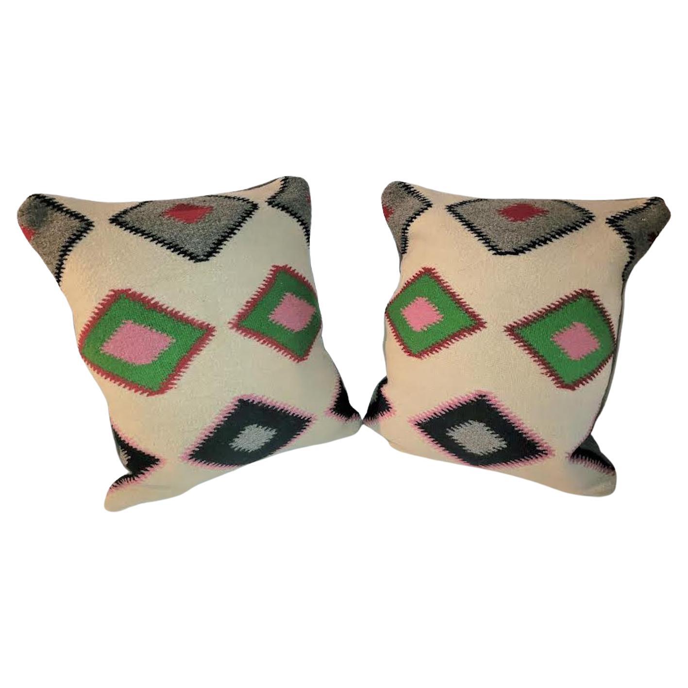 Navajo Indian Eye Dazzler Custom Made Pillows For Sale