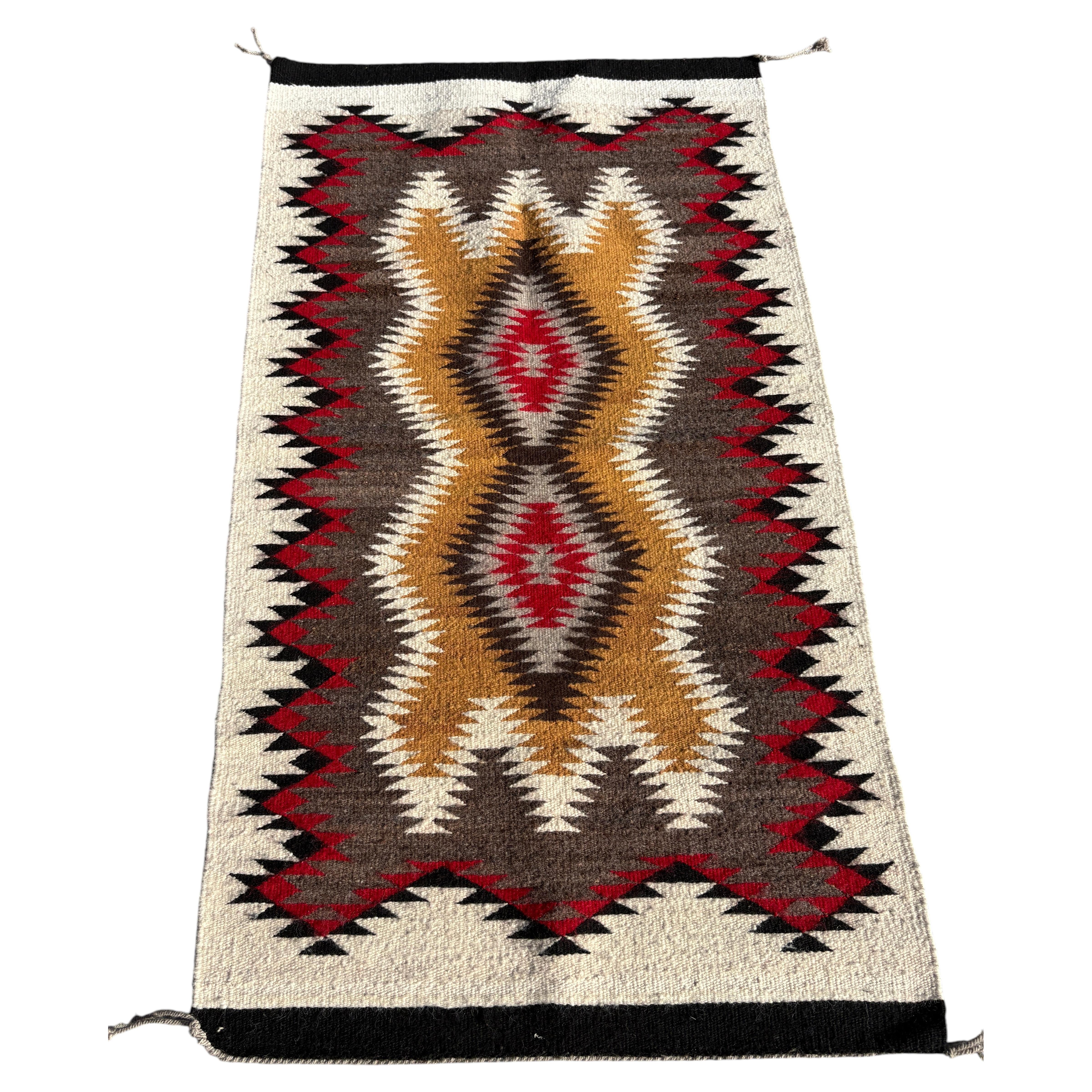 Navajo Indian Eye Dazzler Weaving