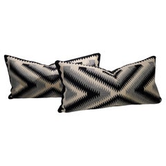 Navajo Indian Eye Dazzler Weaving Pillows