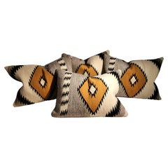 Navajo Indian  Geometric Weaving Bolster Pillows