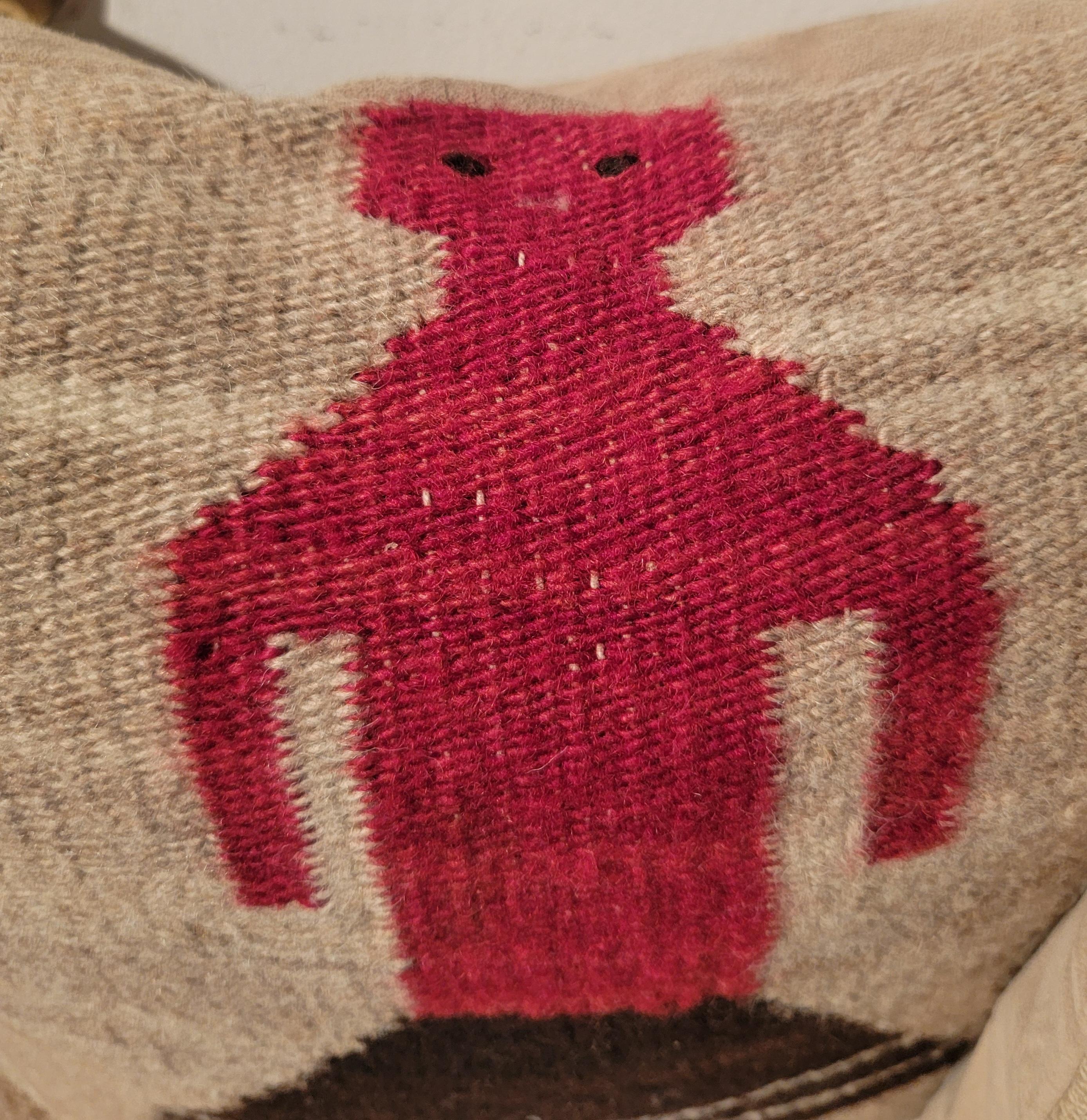 Hand-Woven Navajo Indian  Girls Dancers -Pair For Sale