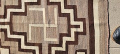 Navajo Indian Room Sized Whirling Logs Weaving