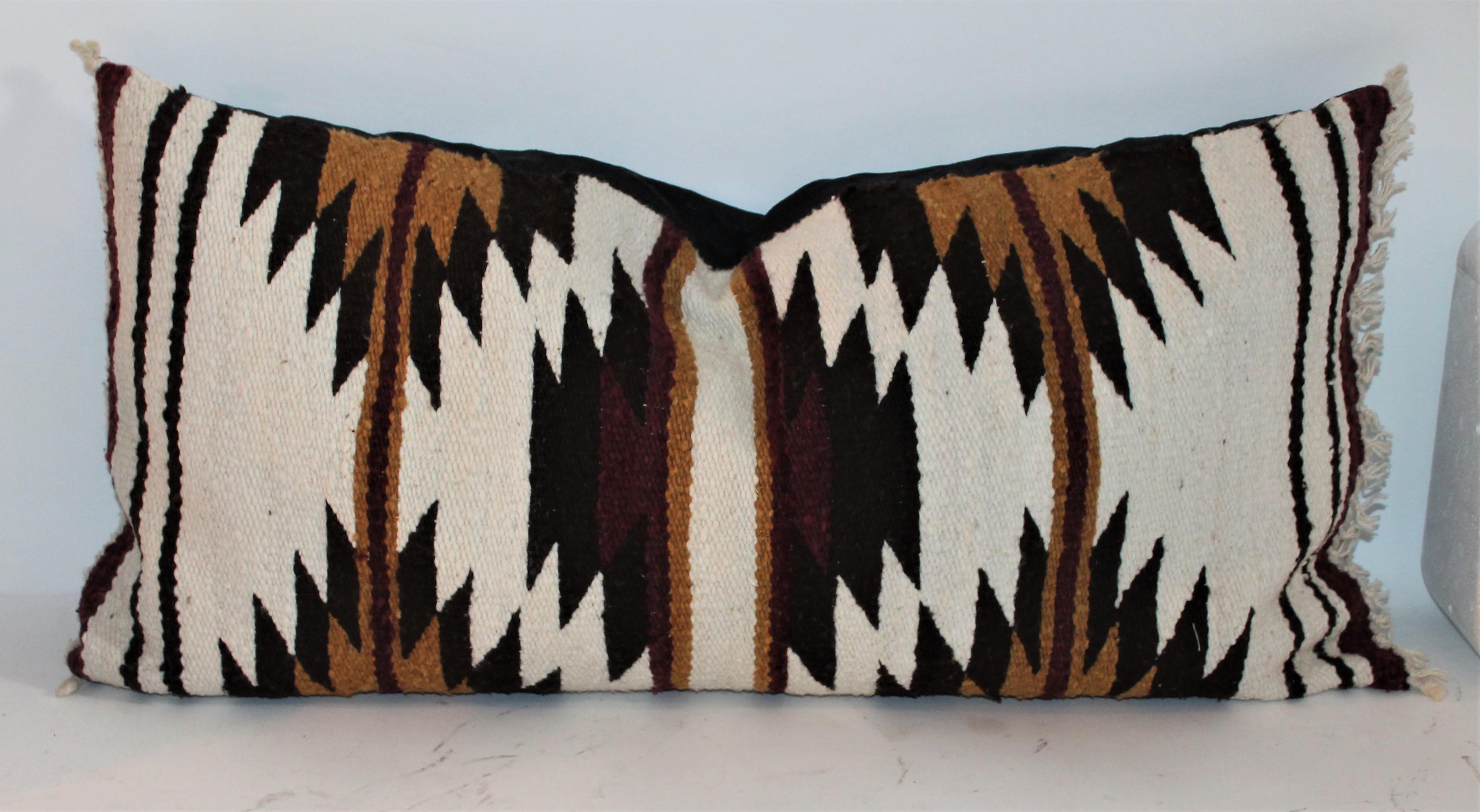 Adirondack Navajo Indian Saddle Weaving Pillows, 2