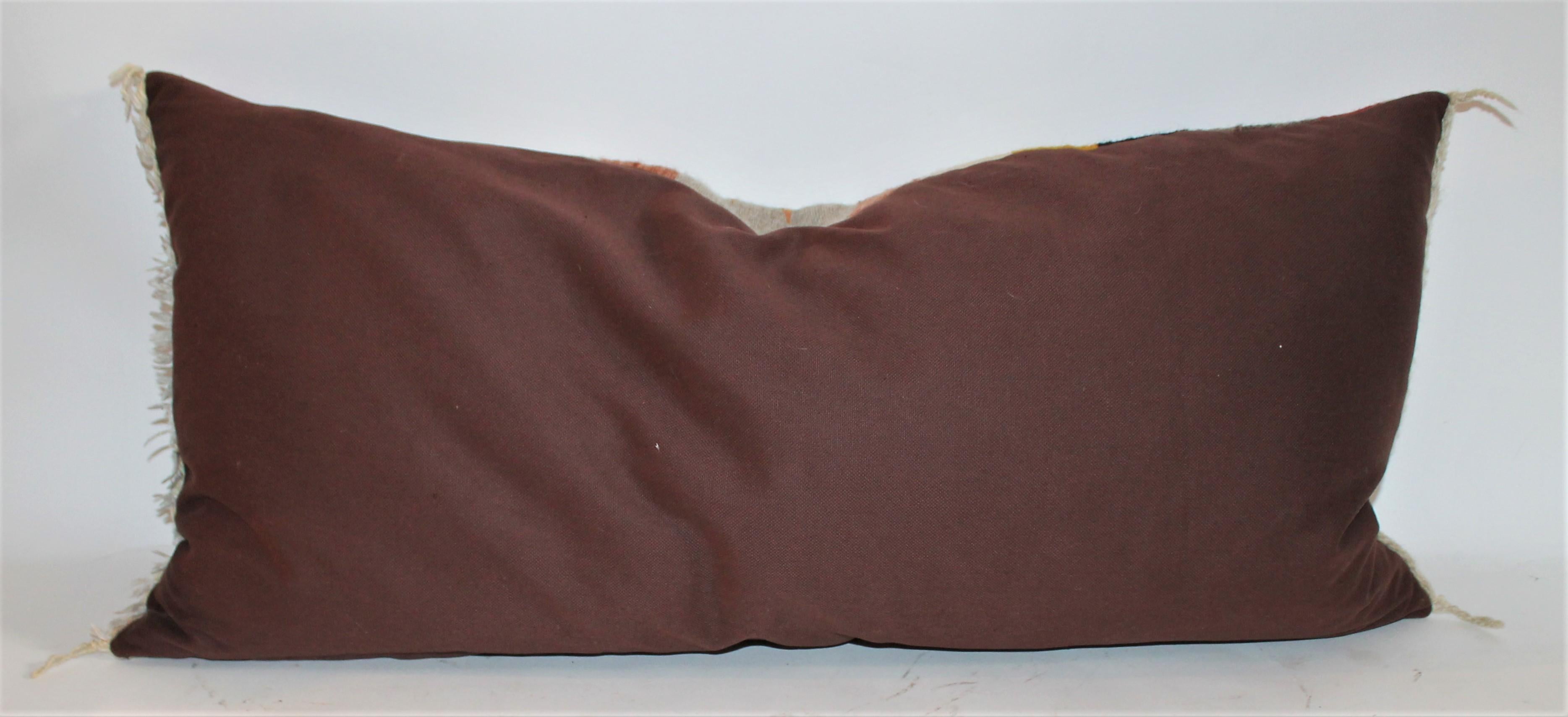 Linen Navajo Indian Saddle Weaving Pillows, 2