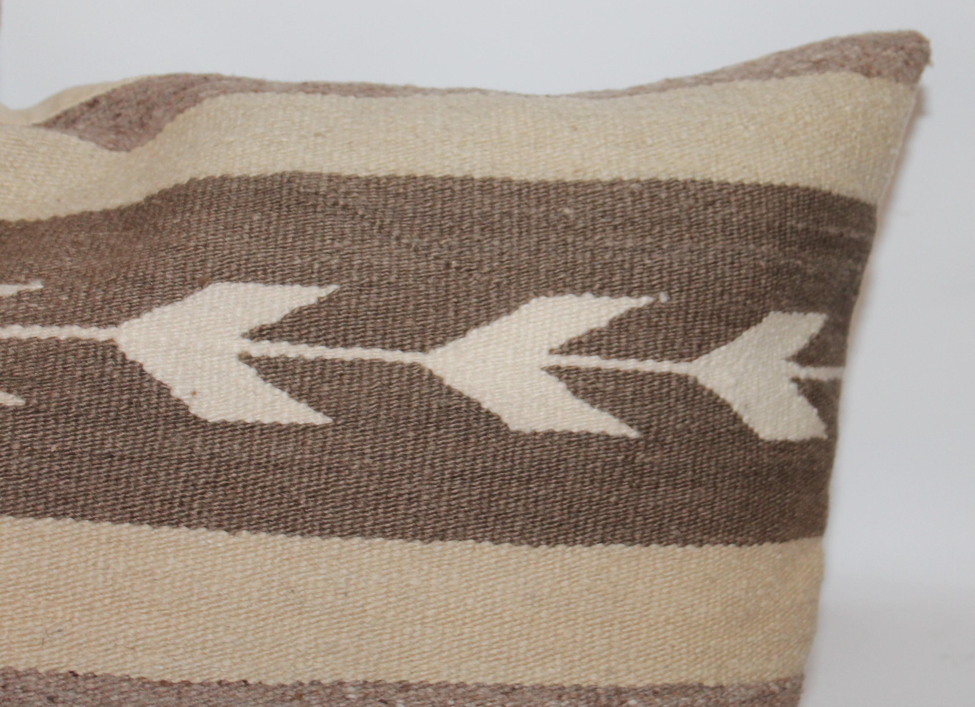 Adirondack Navajo Indian Weaving Arrows Pattern Pillows, Collection of Three