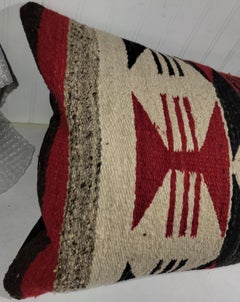 Navajo Indian Weaving  Bolster Pillow