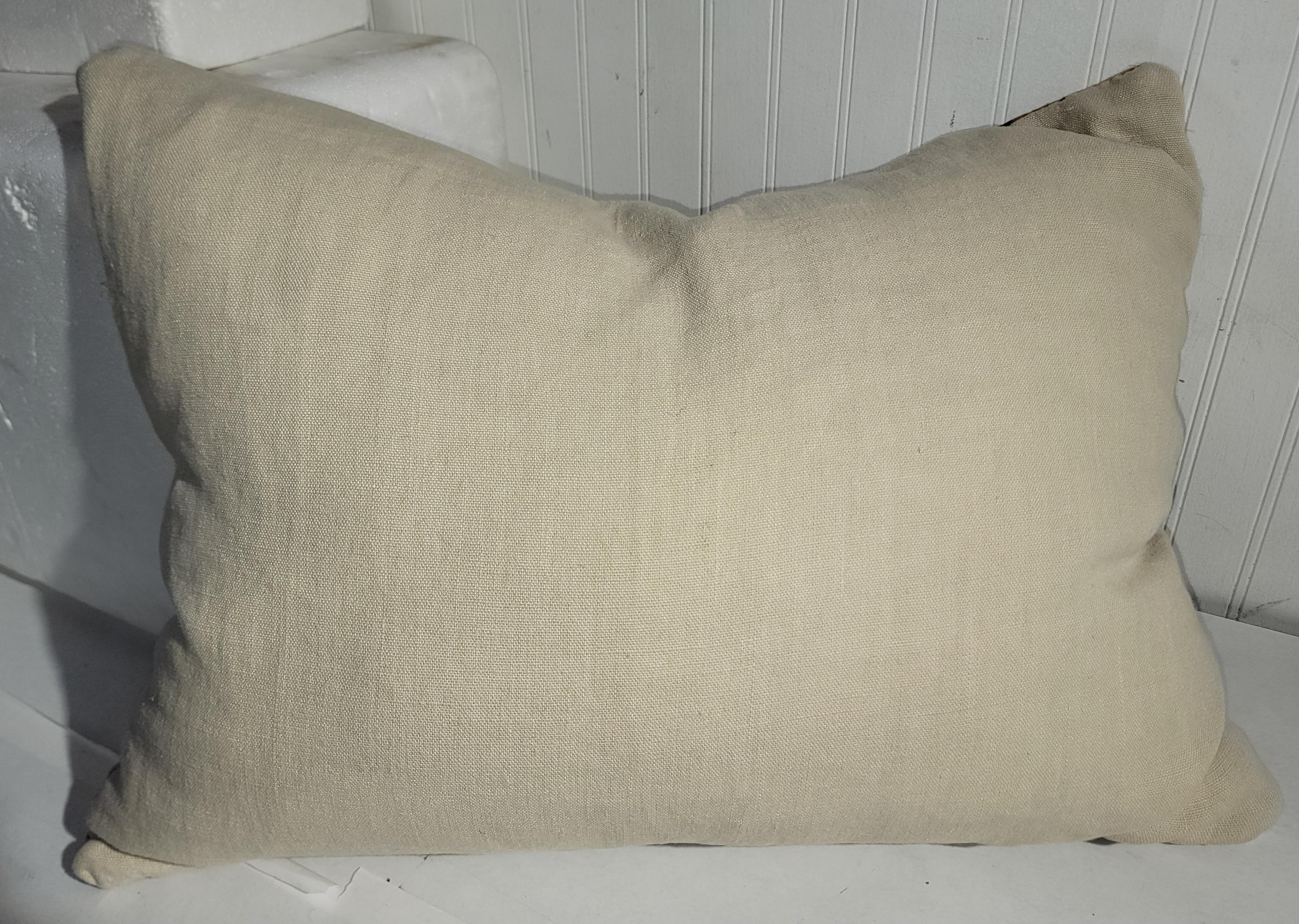 Americano Cuscino bolster con tessitura indiana Navajo in vendita