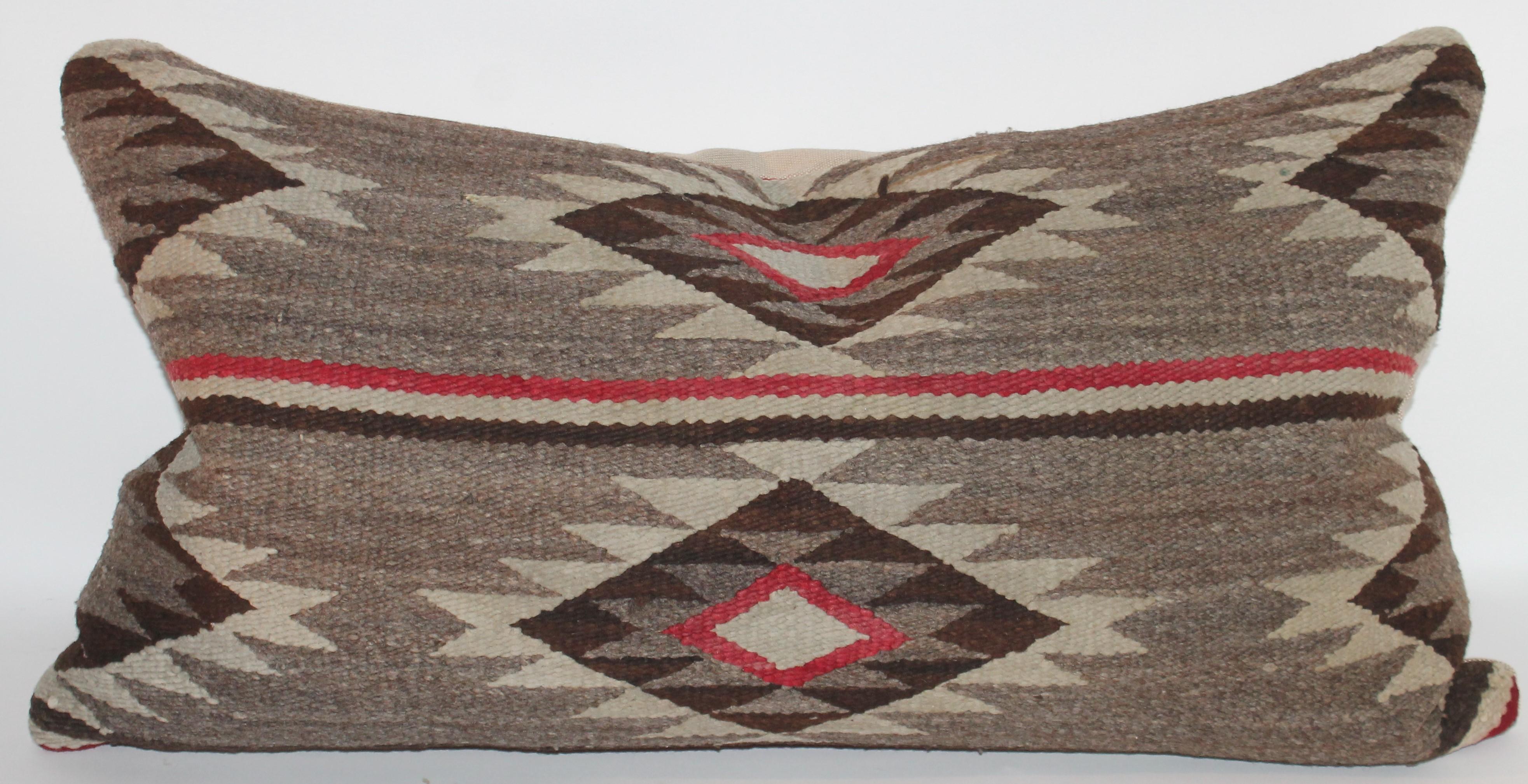 Navajo Indian Weaving Bolster Pillow 1