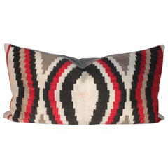 Vintage Navajo Indian Weaving Bolster Pillow