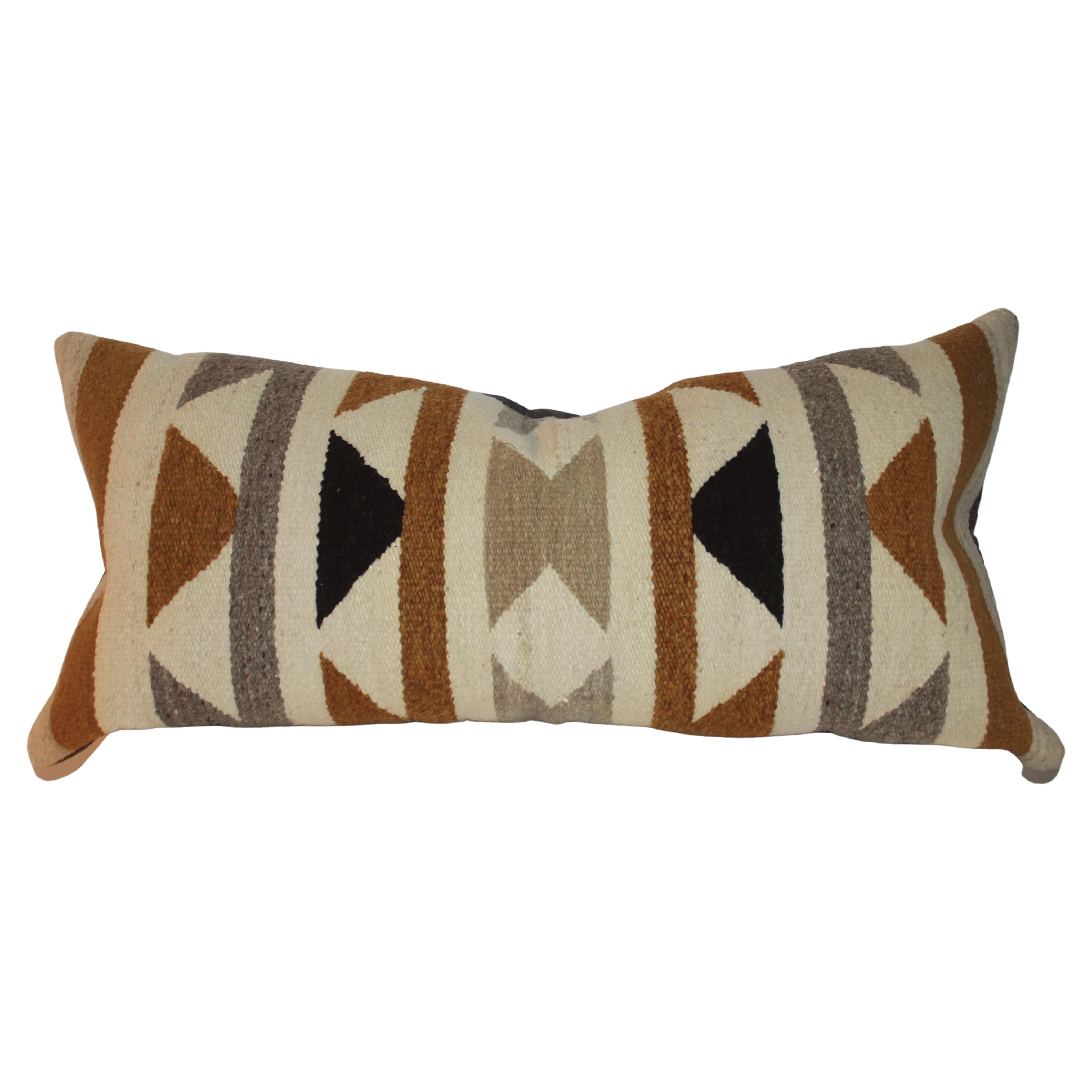 Navajo Indian Weaving Bolster Pillows For Sale at 1stDibs