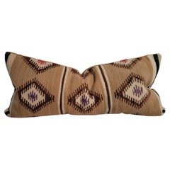 Navajo Indian Weaving Bolster Pillow