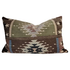 Navajo Indian Weaving Bolster Pillow