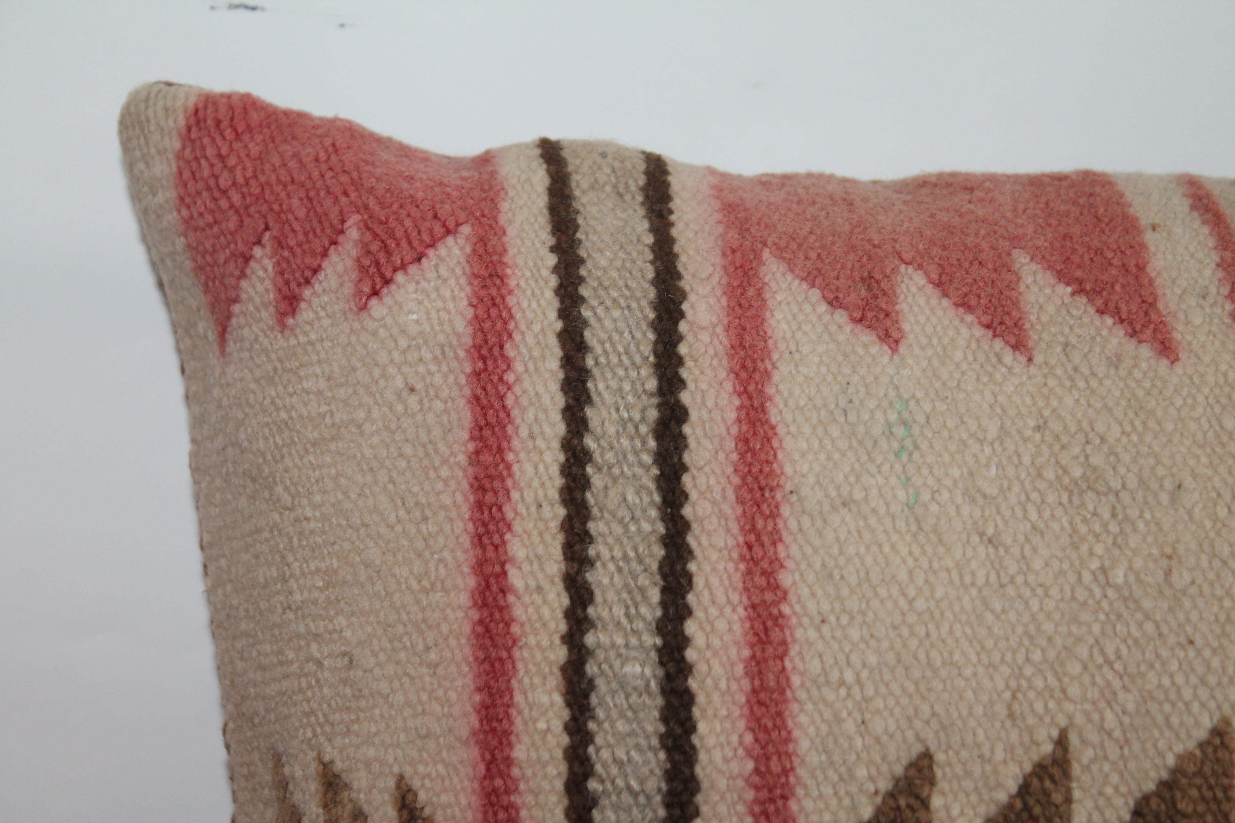 American Navajo Indian Weaving Bolster Pillows, 2