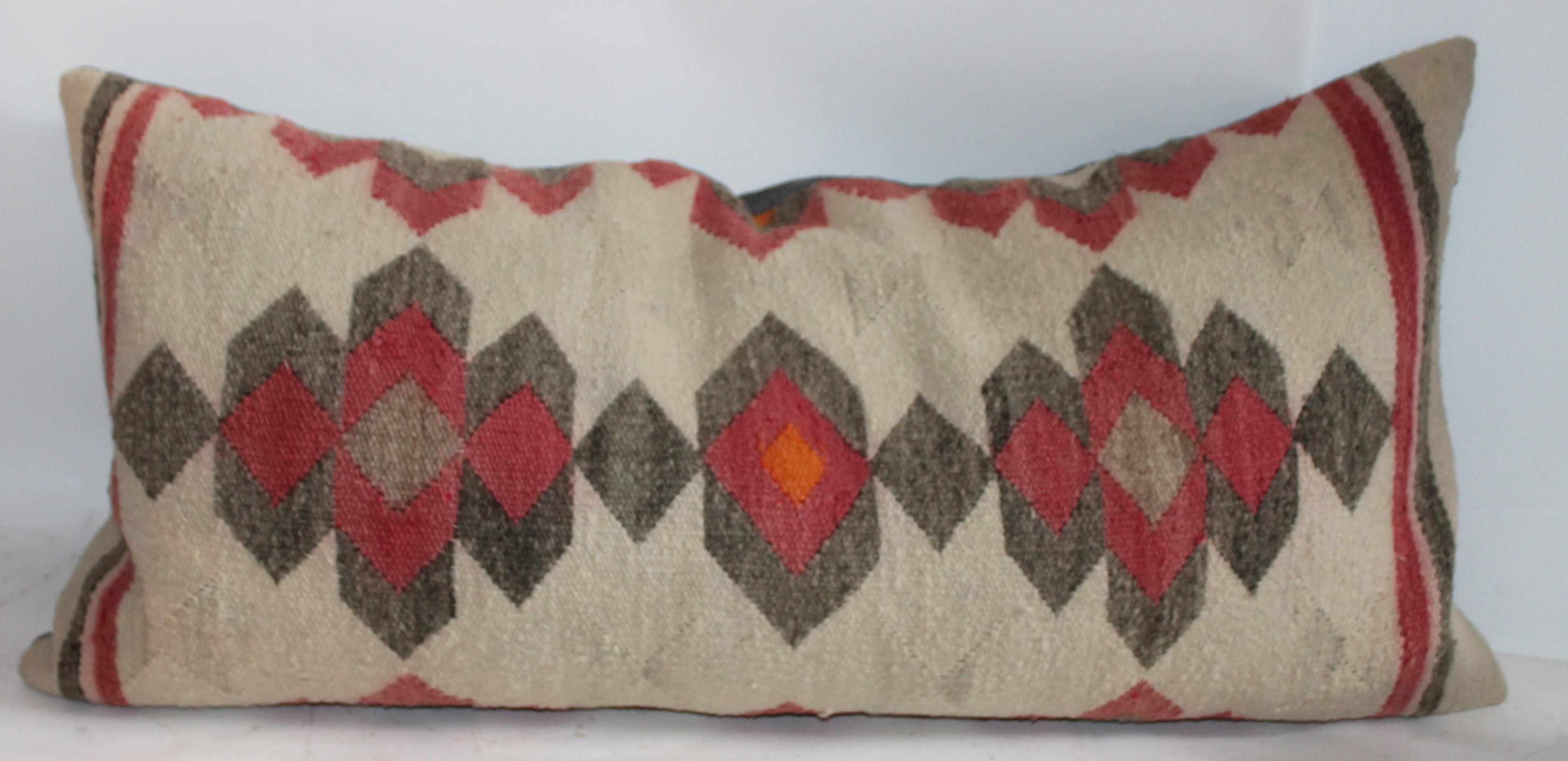 20th Century Navajo Indian Weaving Bolster Pillows, 2