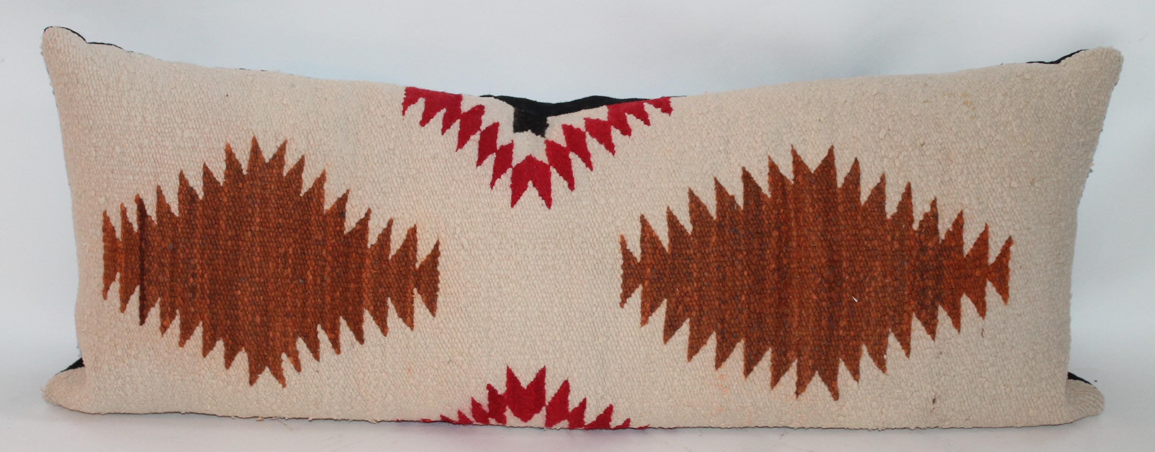 Navajo Indian Weaving Bolster Pillows, Collection of Five 4