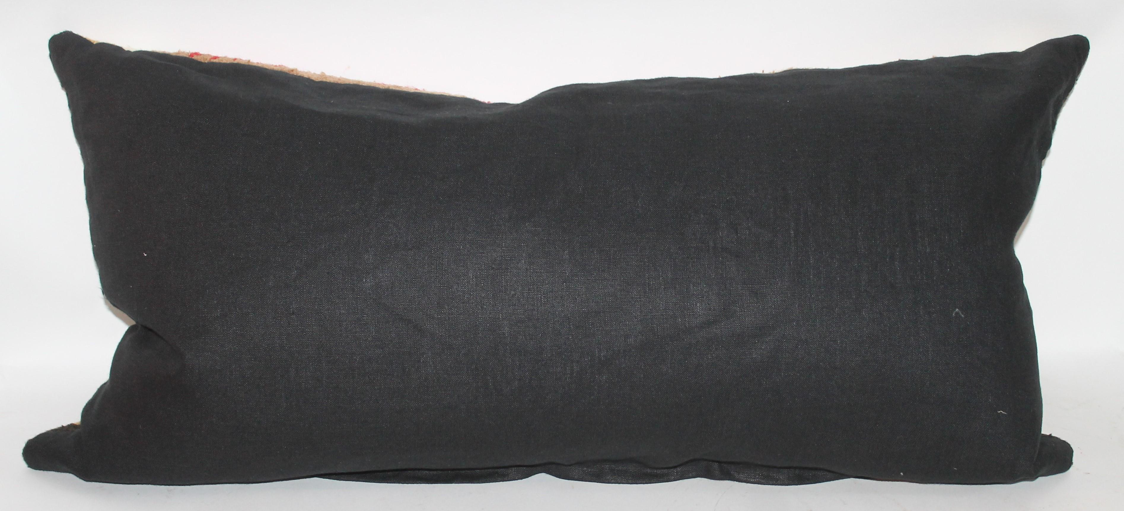 20th Century Navajo Indian Weaving Bolster Pillows, Collection of Five