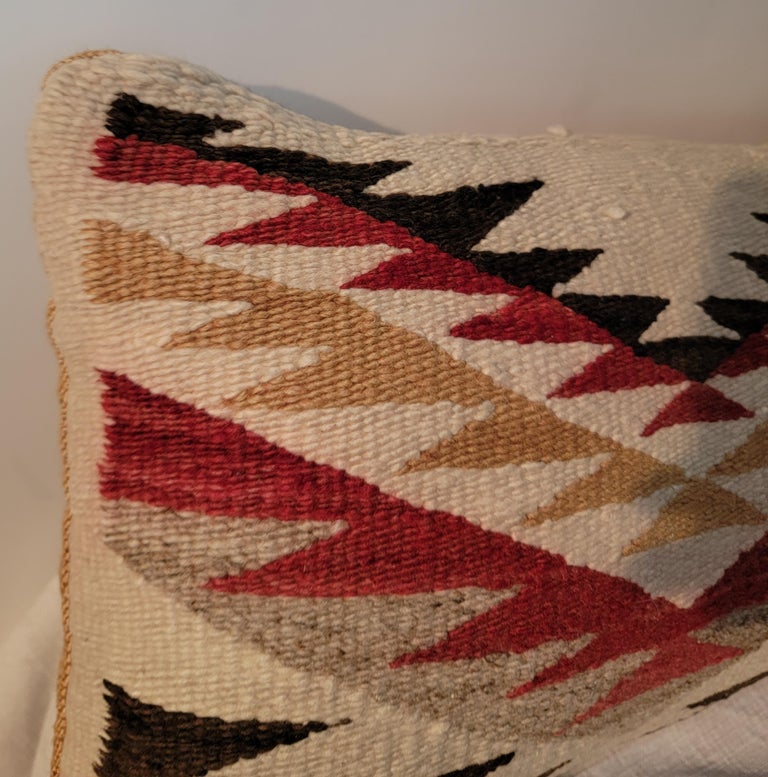 American Navajo Indian Weaving Bolster Pillows For Sale