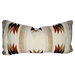 Vintage Navajo Indian Weaving Bolster Pillow