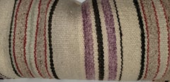 Navajo Indian Weaving Bolster Pillows, Pair